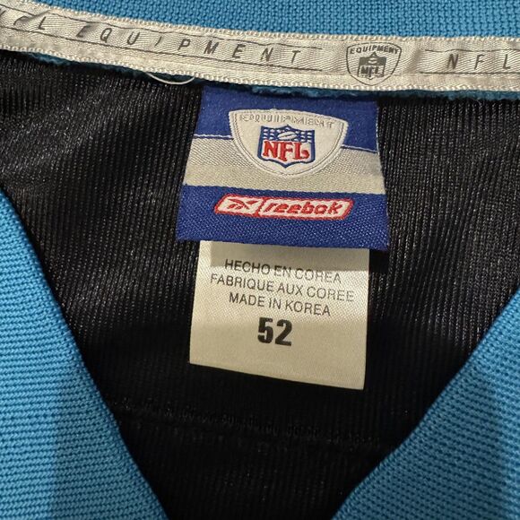 Carolina Panthers Football Jersey Mens 52 Black NFL Julius Peppers 90 Reebok - Picture 5 of 9